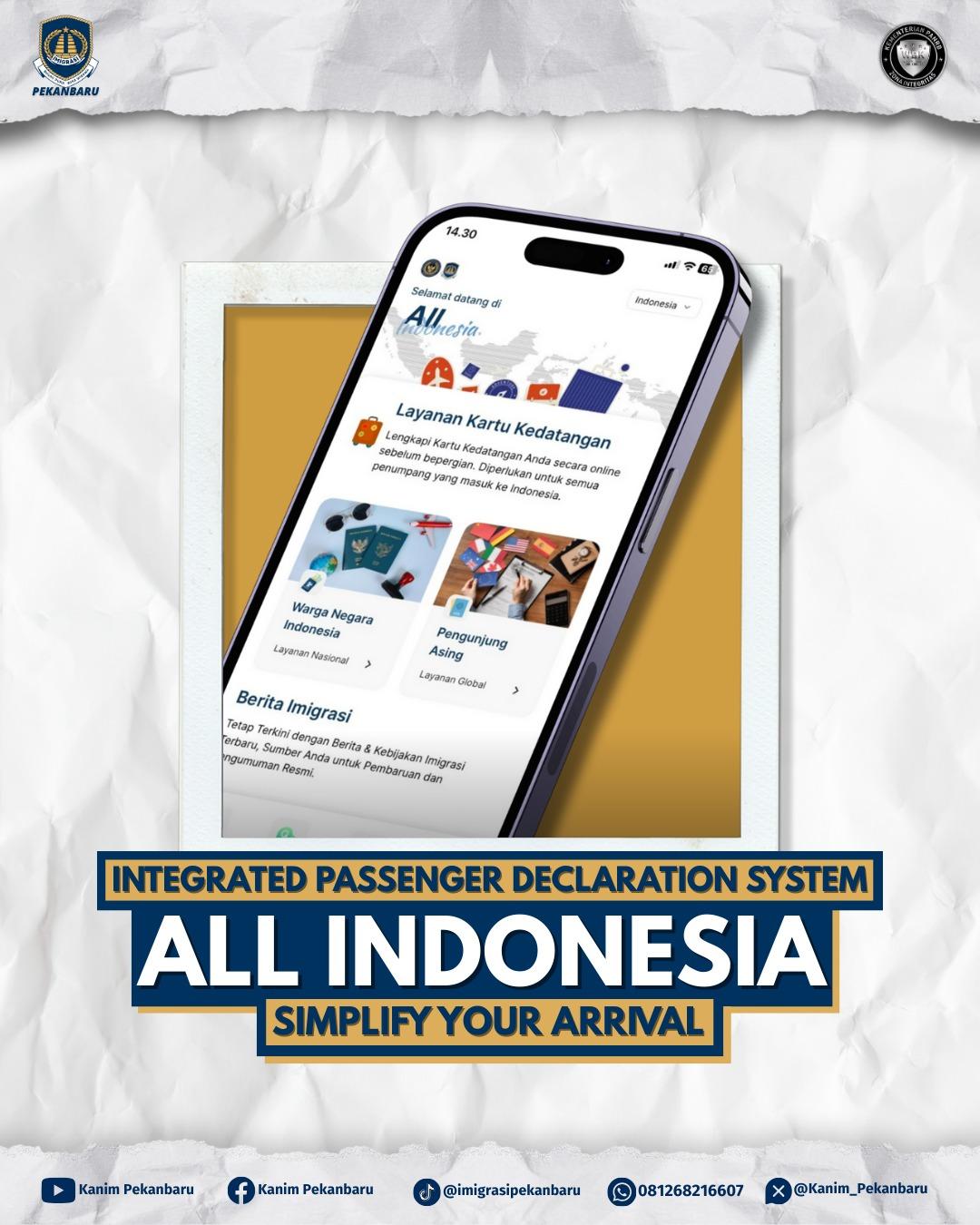 All Indonesia Resmi Diluncurkan, Proses Kedatangan Penumpang Kini Lebih Mudah dan Cepat